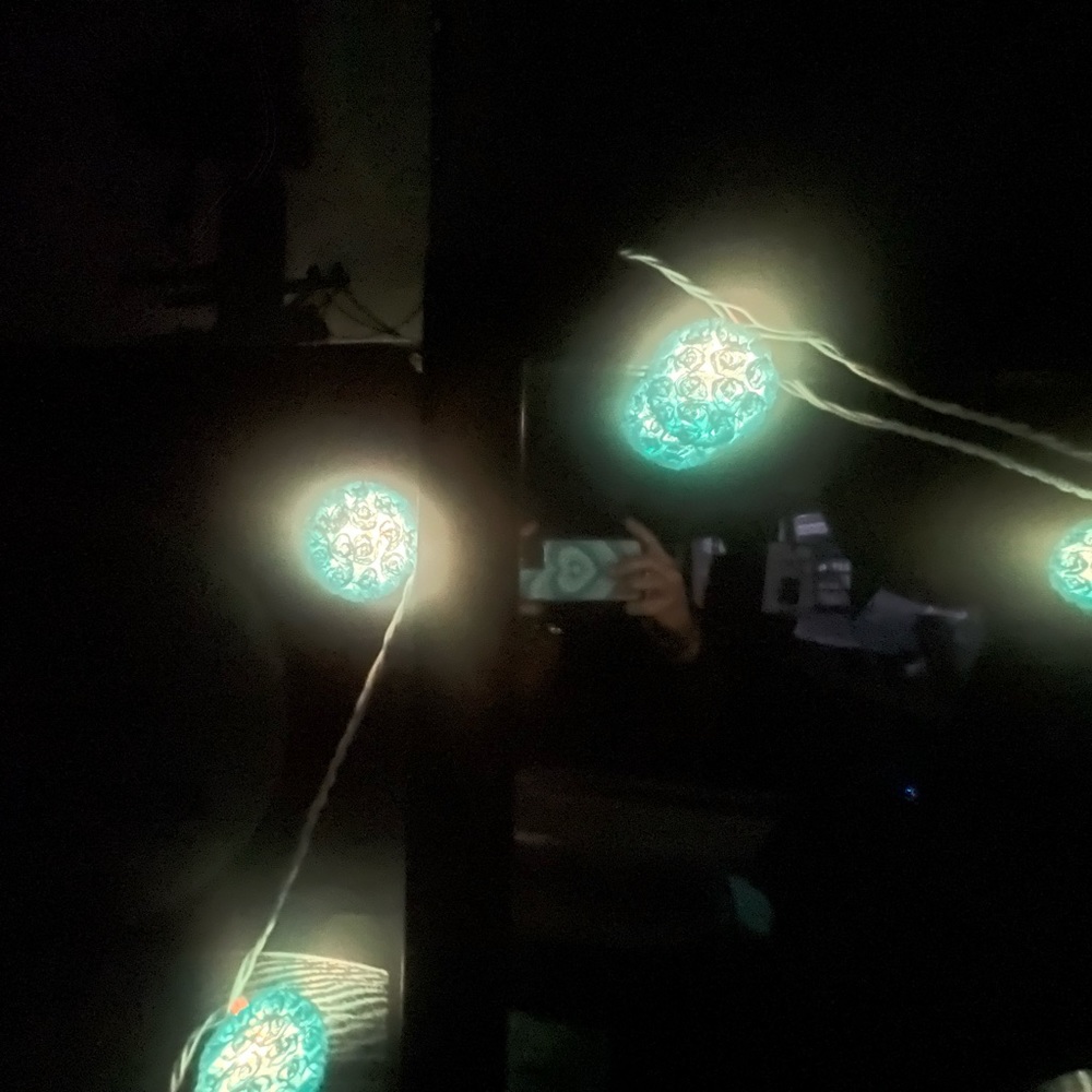CUTE ROOM DECO LIGHT BLUE FLOW BALL